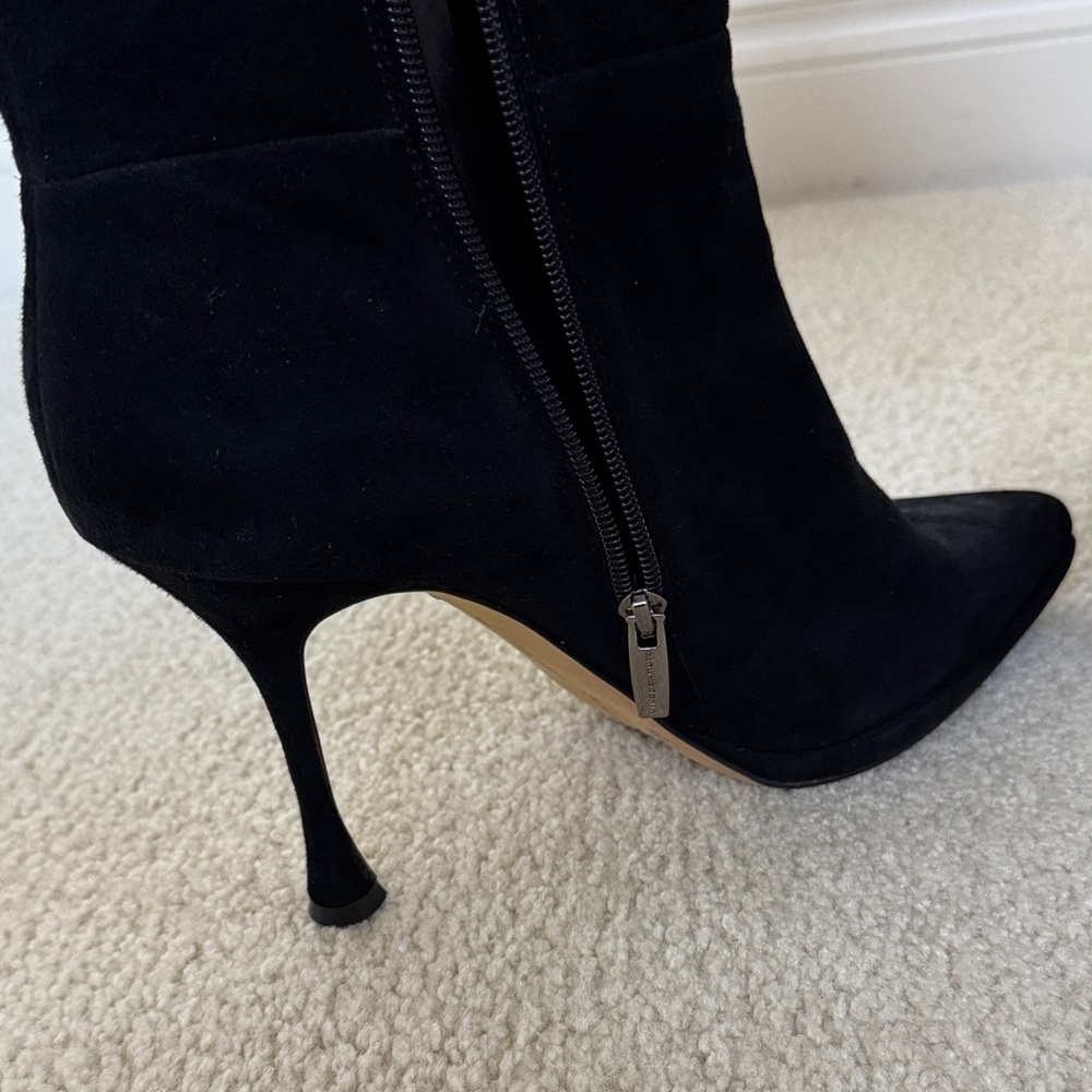 Vince Camuto Black Peviolia Suede Boots - Picture 5 of 7